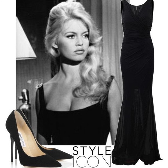 SUPER SALE! LPA Black Elegant feminine Dress💋S - Picture 13 of 16